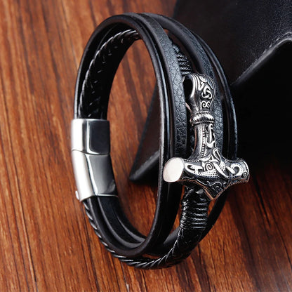 Echtlederarmband mit Magnetverschluss