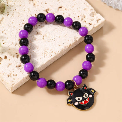 Spooky Cute Halloween Beaded Bracelet