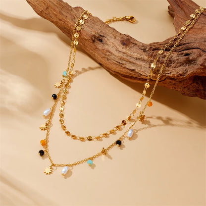 Geometric Stars Necklace