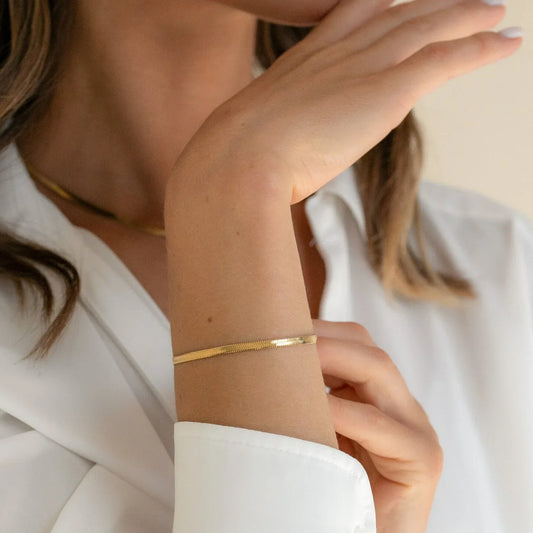 Luxus-Schlangenkettenarmband