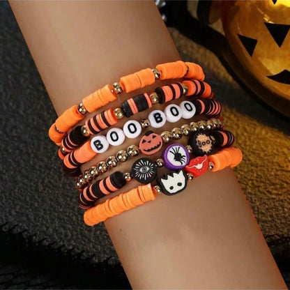 6-Pack of Halloween Character Bracelets