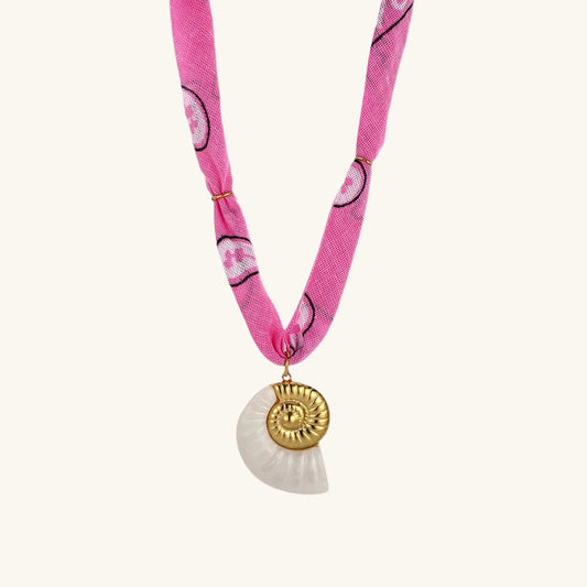 Collier foulard océan