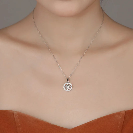 Pointed Star Compass Necklace