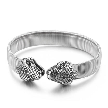 Armreif mit gedrehter Schlangenkette