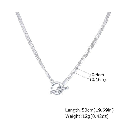 Chunky Blade Chain Necklace