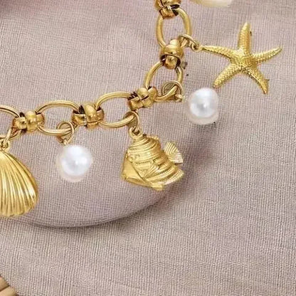 Bohemian Starfish Shell Bracelet