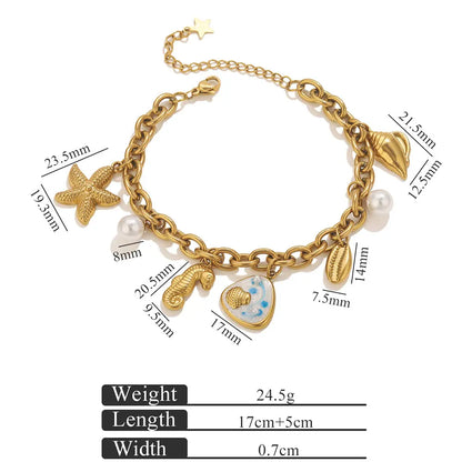 Beach Charm Bracelet