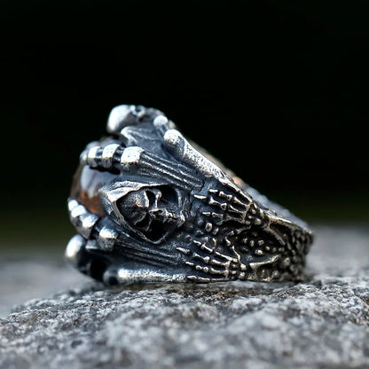 The Hellraiser's Steel Skull Ring