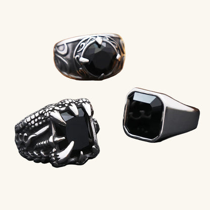 Gothic Dragon Claw Ring