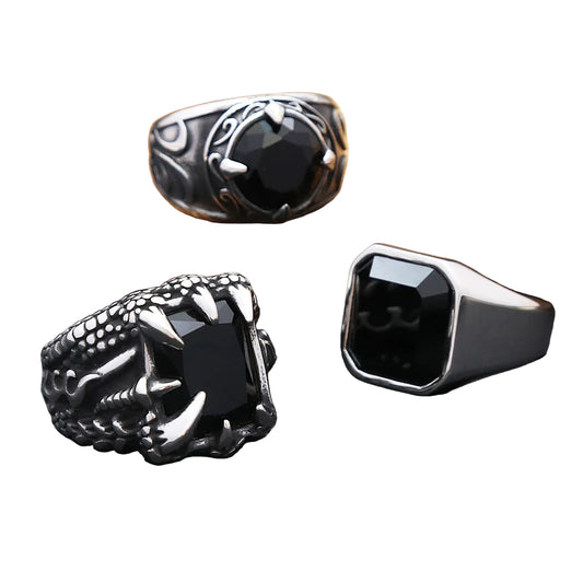 Gothic Dragon Claw Ring