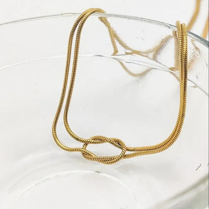 Infinity Love Knot Armband und Halskette