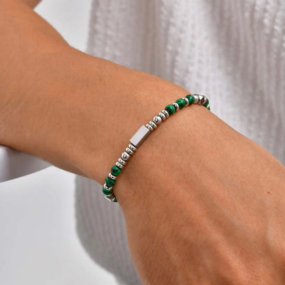Hybrides Tigerauge-Perlenkettenarmband