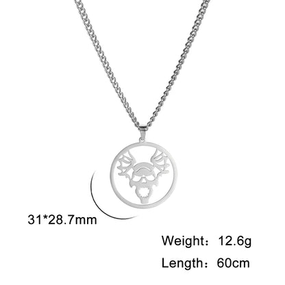 The Dancing Skeleton Charm Necklace