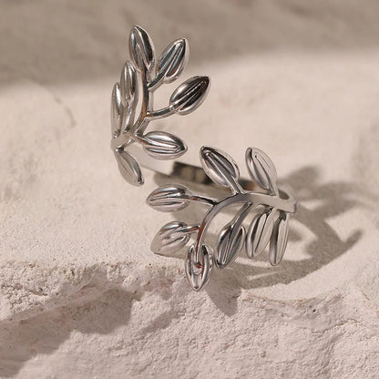 The Autumn Leaf Adjustable Ring