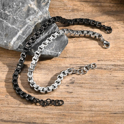 5.3mm Never Fade Round Box Chain Bracelet