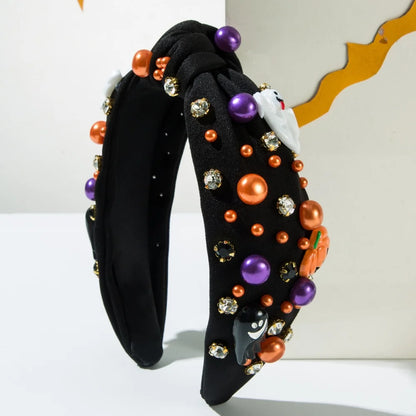 Festive Beaded Halloween Headbands