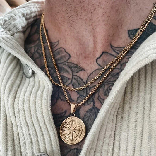 Viking North Star Anchor Medaille