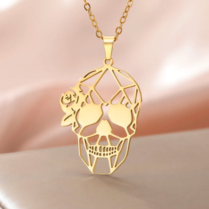The Dancing Skeleton Charm Necklace