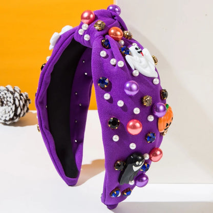 Festive Beaded Halloween Headbands