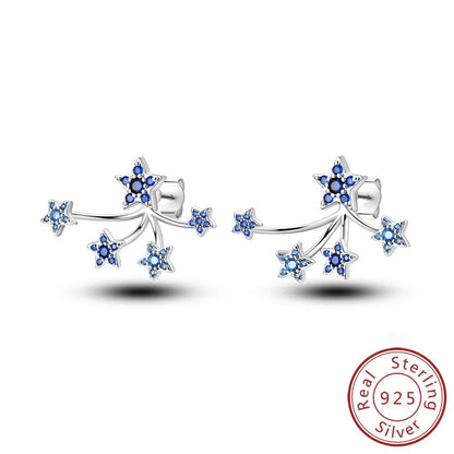 Star & Moon Hoop Earrings