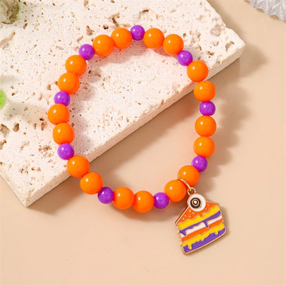 Spooky Cute Halloween Beaded Bracelet