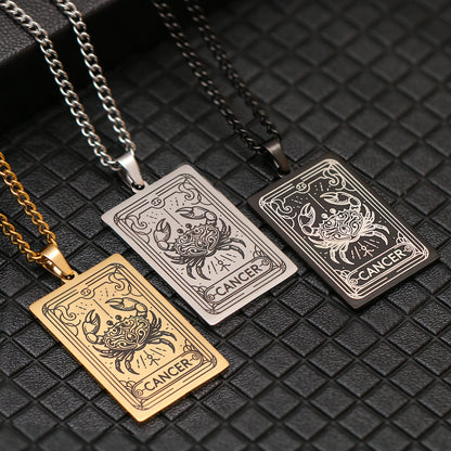 12 Zodiac Tarot Necklace
