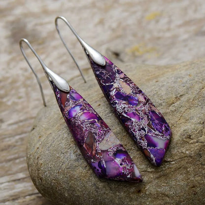 Bohemian Emperor Stone Earrings