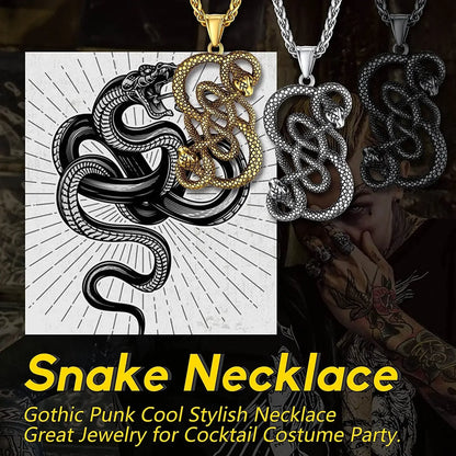Norse God Loki's Serpent Amulet