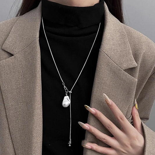 Baroque Pearl Pendant Necklace