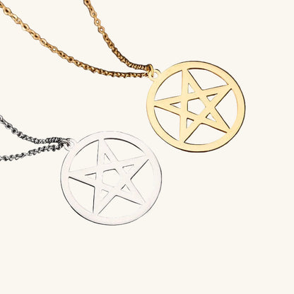 Gothic Pentagram Amulet Necklace