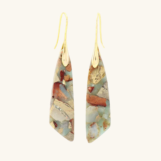 Bohemian Emperor Stone Earrings