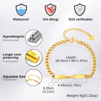 Mobius Infinity Paararmbänder