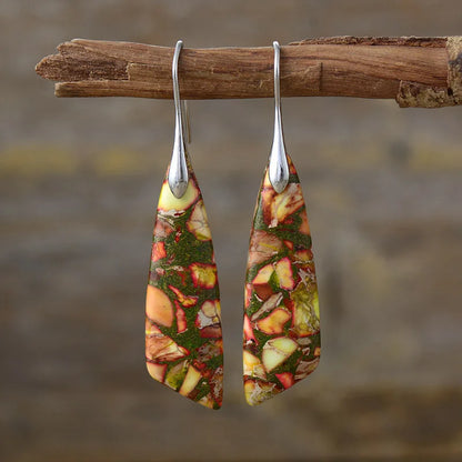 Bohemian Emperor Stone Earrings