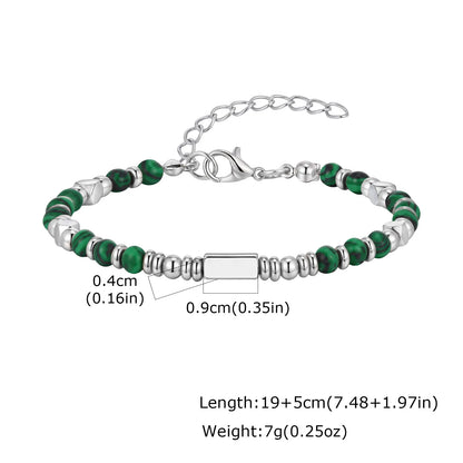 Hybrides Tigerauge-Perlenkettenarmband