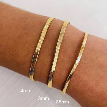 Luxus-Schlangenkettenarmband