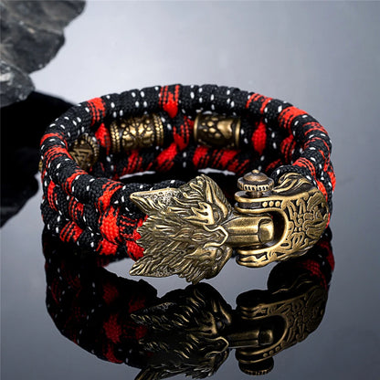 The Viking Jarl's Wolf Bracelet