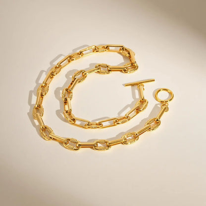 Chunky Oval Chain Necklace