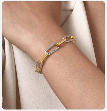 Büroklammer-Kettenarmband