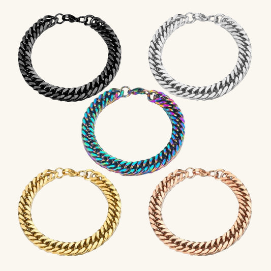 10mm Cuban Link Chain Bracelet