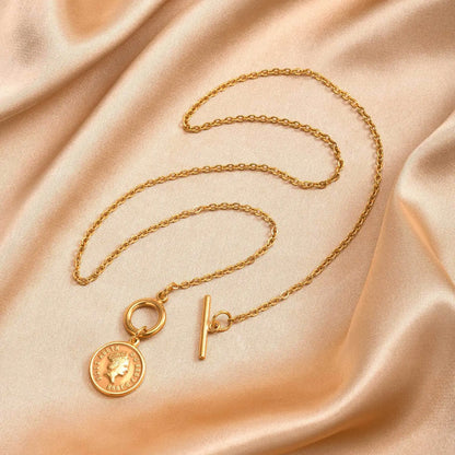 Queen Elizabeth Medallion Necklace