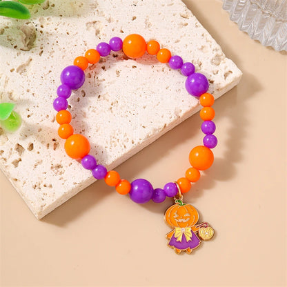 Spooky Cute Halloween Beaded Bracelet