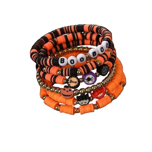 6-Pack of Halloween Character Bracelets
