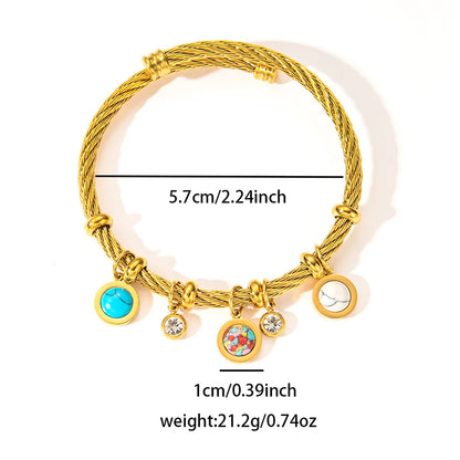 Armband mit Herzanhänger „Böses Auge“