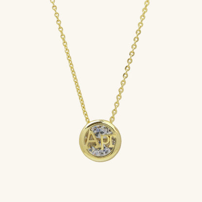 12 Birthstone Pendant Necklace