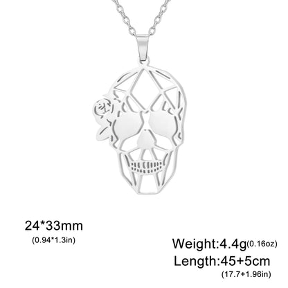 The Dancing Skeleton Charm Necklace