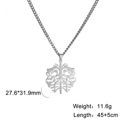 The Dancing Skeleton Charm Necklace