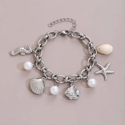 Bohemian Starfish Shell Bracelet