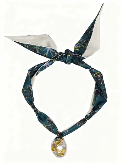 Ocean Scarf Necklace