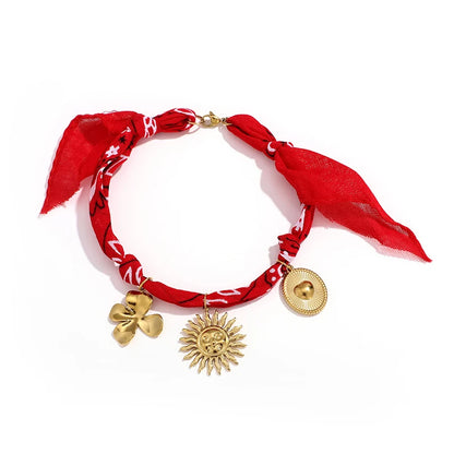 Waterproof Silk-Feel Scarf Anklet