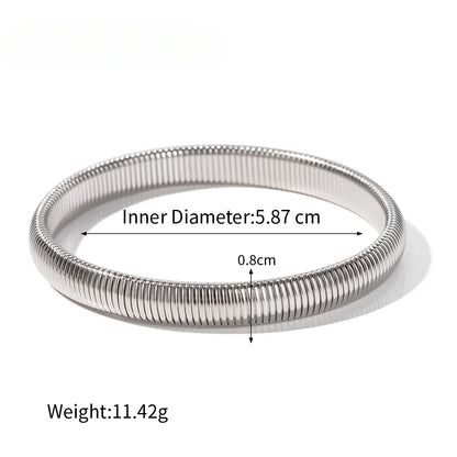 Snake Chain Cuff Bracelet